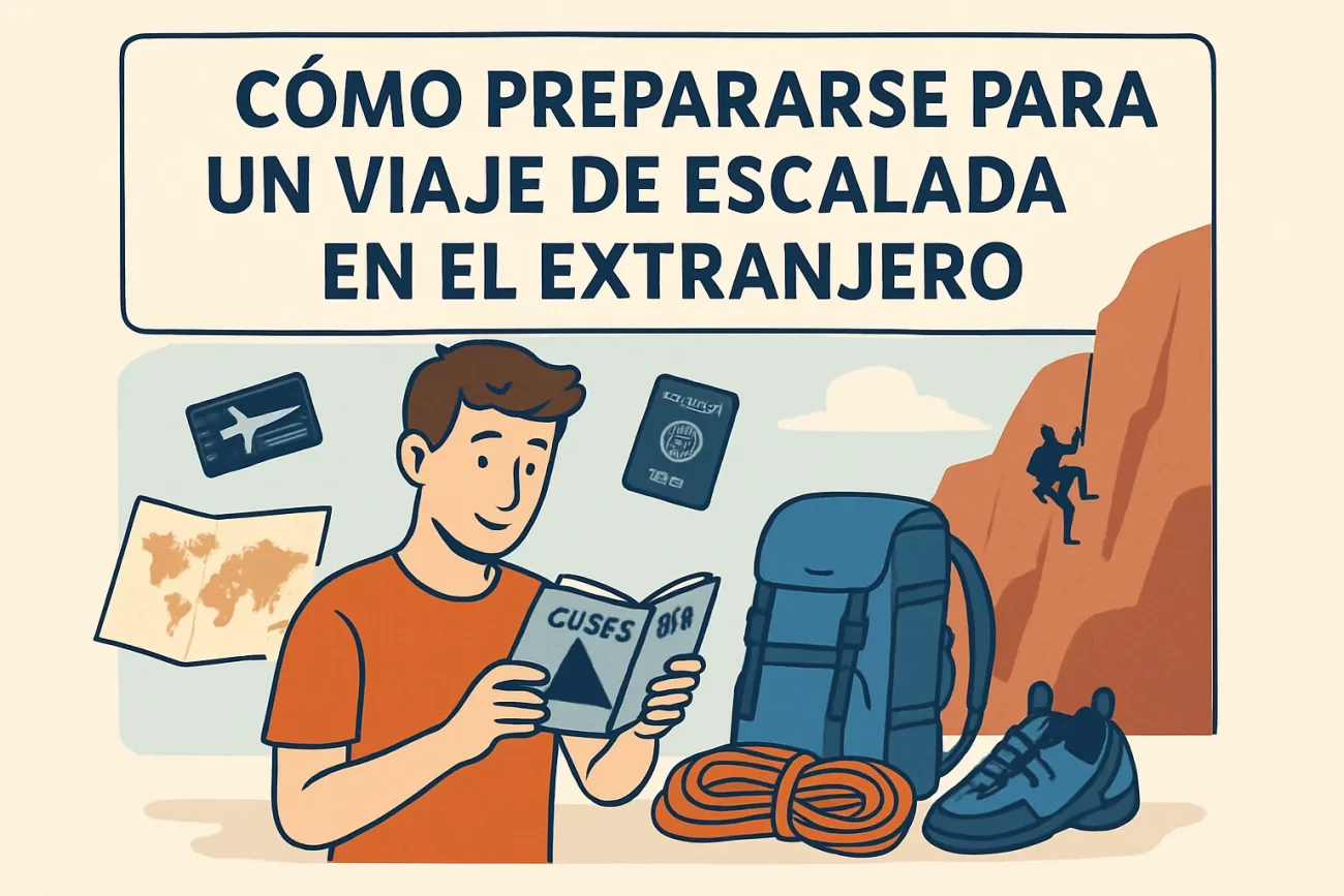 Cómo prepararse para un viaje de escalada en el extranjero
