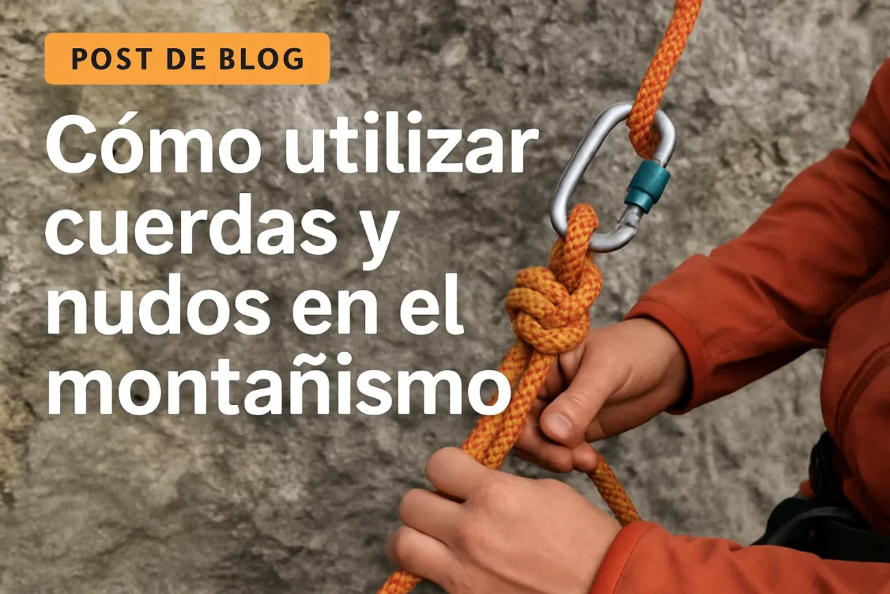 Como-utilizar-cuerdas-y-nudos-en-el-montanismo - La Sierra Noticias Cómo utilizar cuerdas y nudos en el montañismo