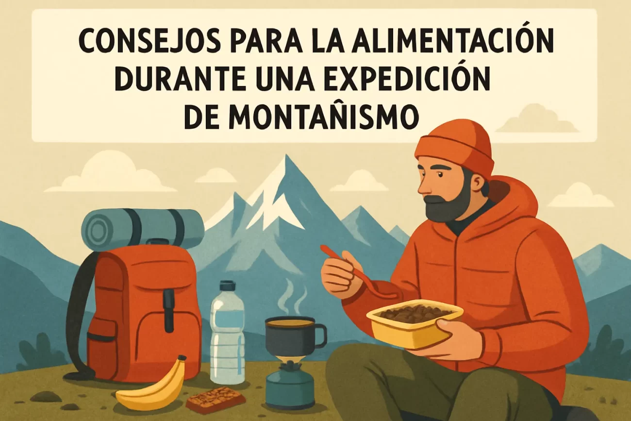 Consejos para la alimentación durante una expedición de montañismo
