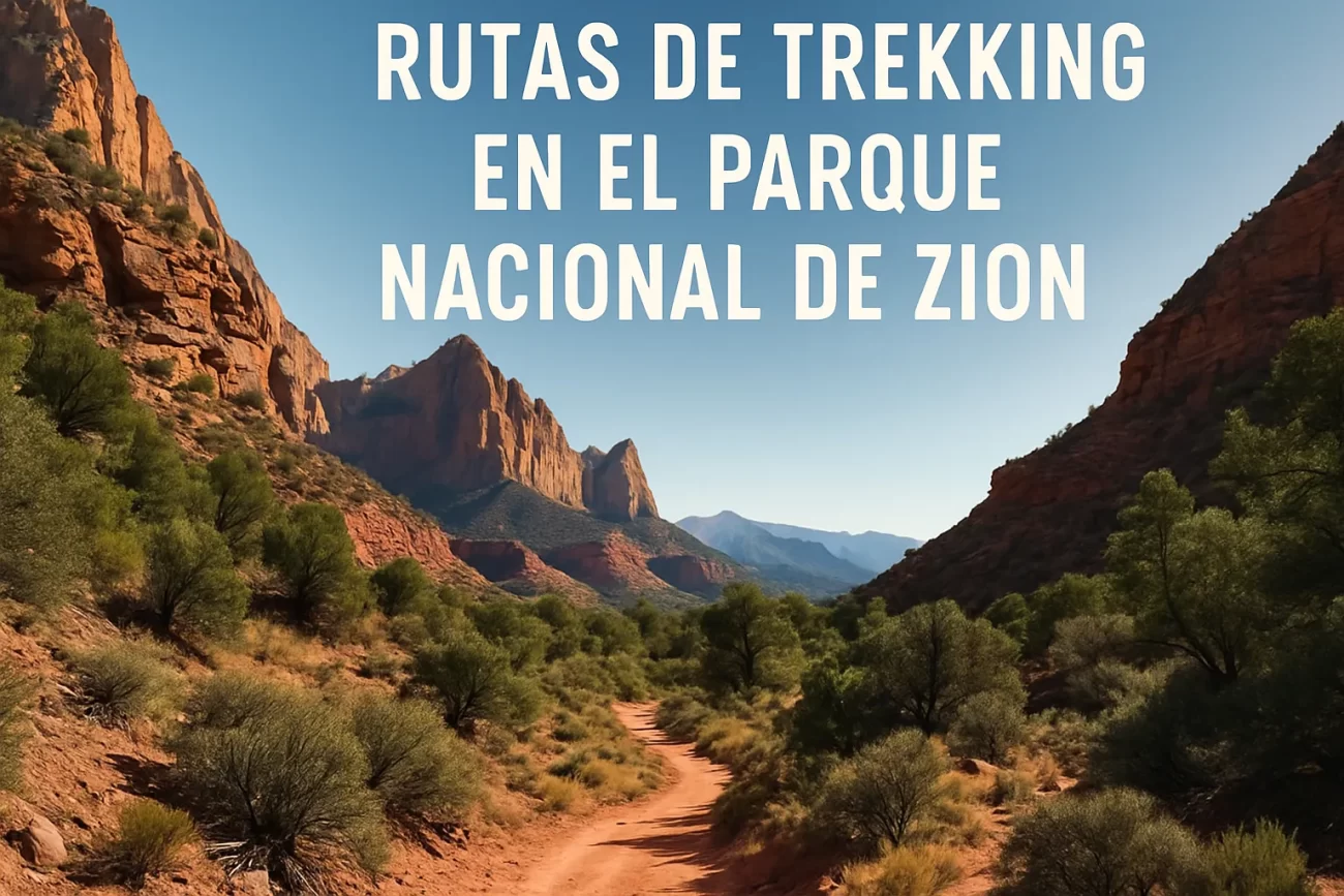 Las-mejores-rutas-de-trekking-en-el-Parque-Nacional-de-Zion - La Sierra Noticias Las mejores rutas de trekking en el Parque Nacional de Zion