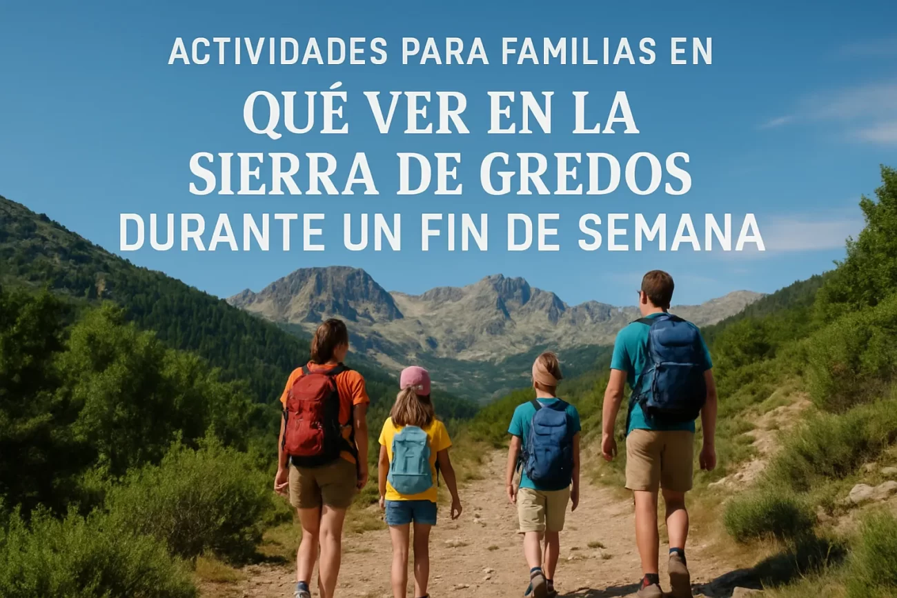 actividades para familias en Qué ver en la Sierra de Gredos durante un fin de semana