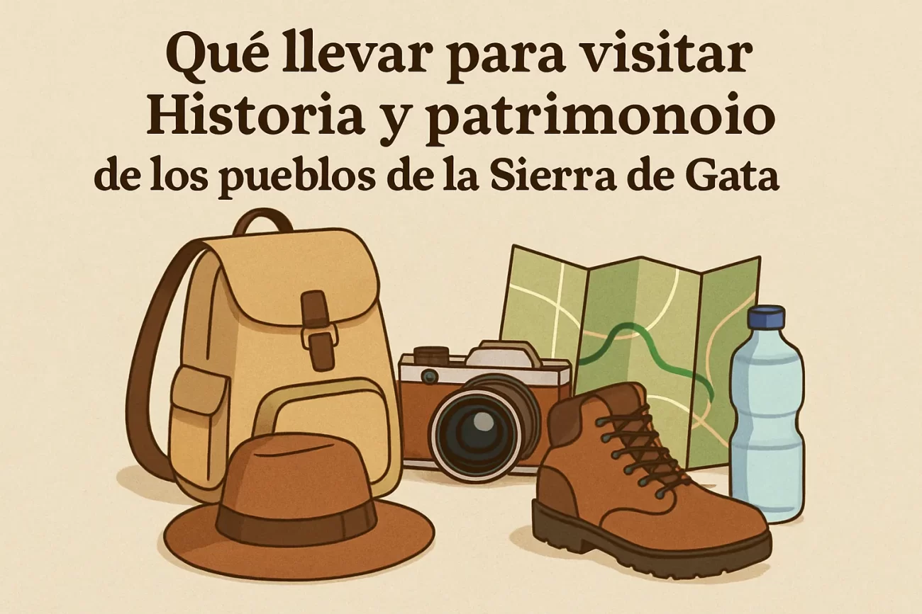 qué llevar para visitar Historia y patrimonio de los pueblos de la Sierra de Gata