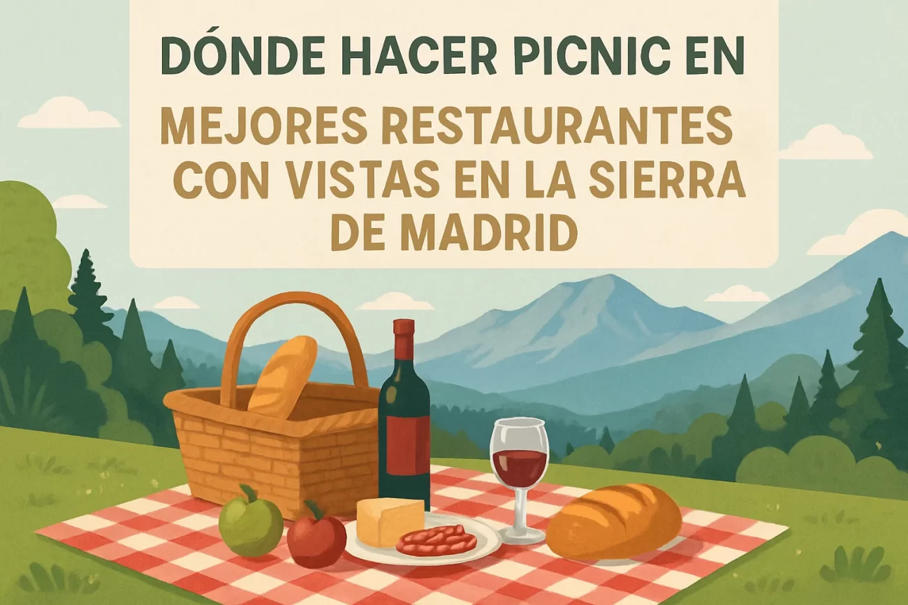 dónde hacer picnic en Mejores restaurantes con vistas en la Sierra de Madrid