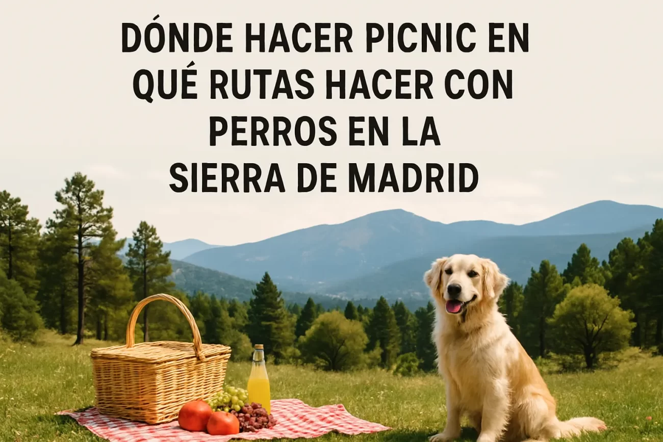 dónde hacer picnic en Qué rutas hacer con perros en la Sierra de Madrid