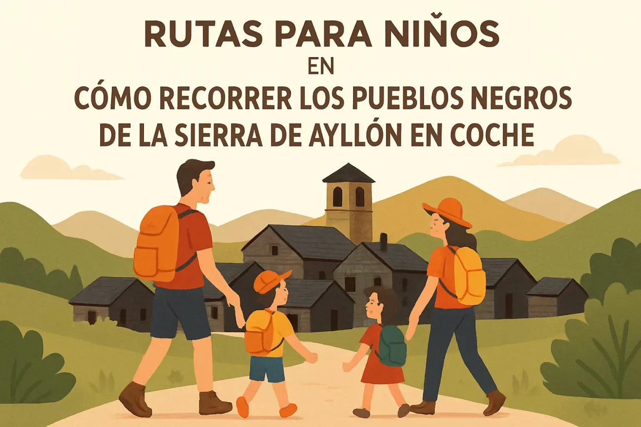 rutas para niños en Cómo recorrer los pueblos negros de la Sierra de Ayllón en coche