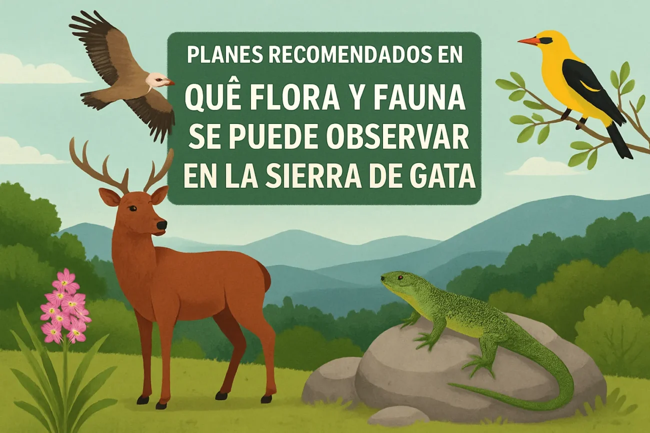 planes-recomendados-en-Que-flora-y-fauna-se-puede-observar-en-la-Sierra-de-Gata - La Sierra Noticias planes recomendados en Qué flora y fauna se puede observar en la Sierra de Gata