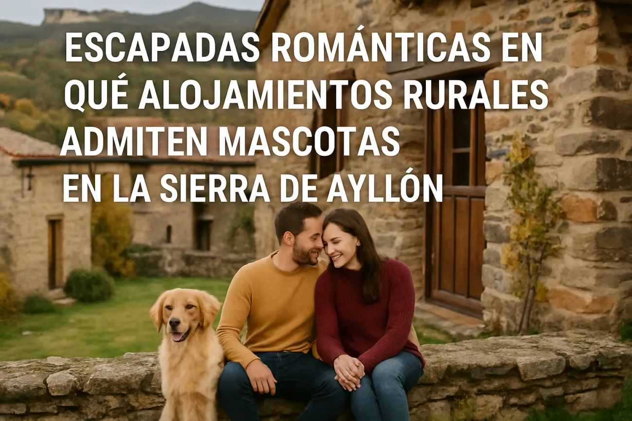escapadas románticas en Qué alojamientos rurales admiten mascotas en la Sierra de Ayllón
