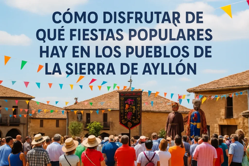 cómo disfrutar de Qué fiestas populares hay en los pueblos de la Sierra de Ayllón