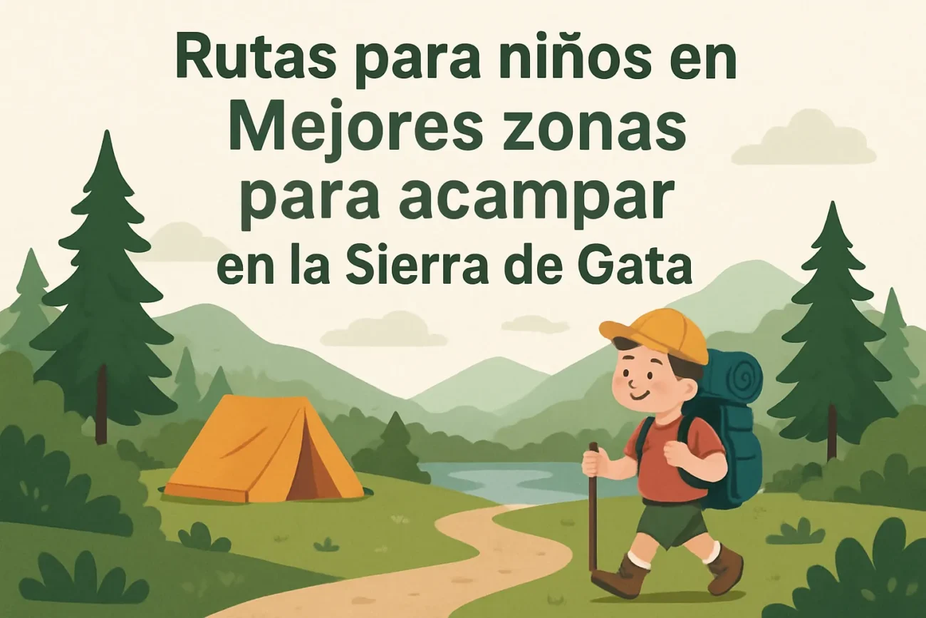 rutas-para-ninos-en-Mejores-zonas-para-acampar-en-la-Sierra-de-Gata - La Sierra Noticias rutas para niños en Mejores zonas para acampar en la Sierra de Gata
