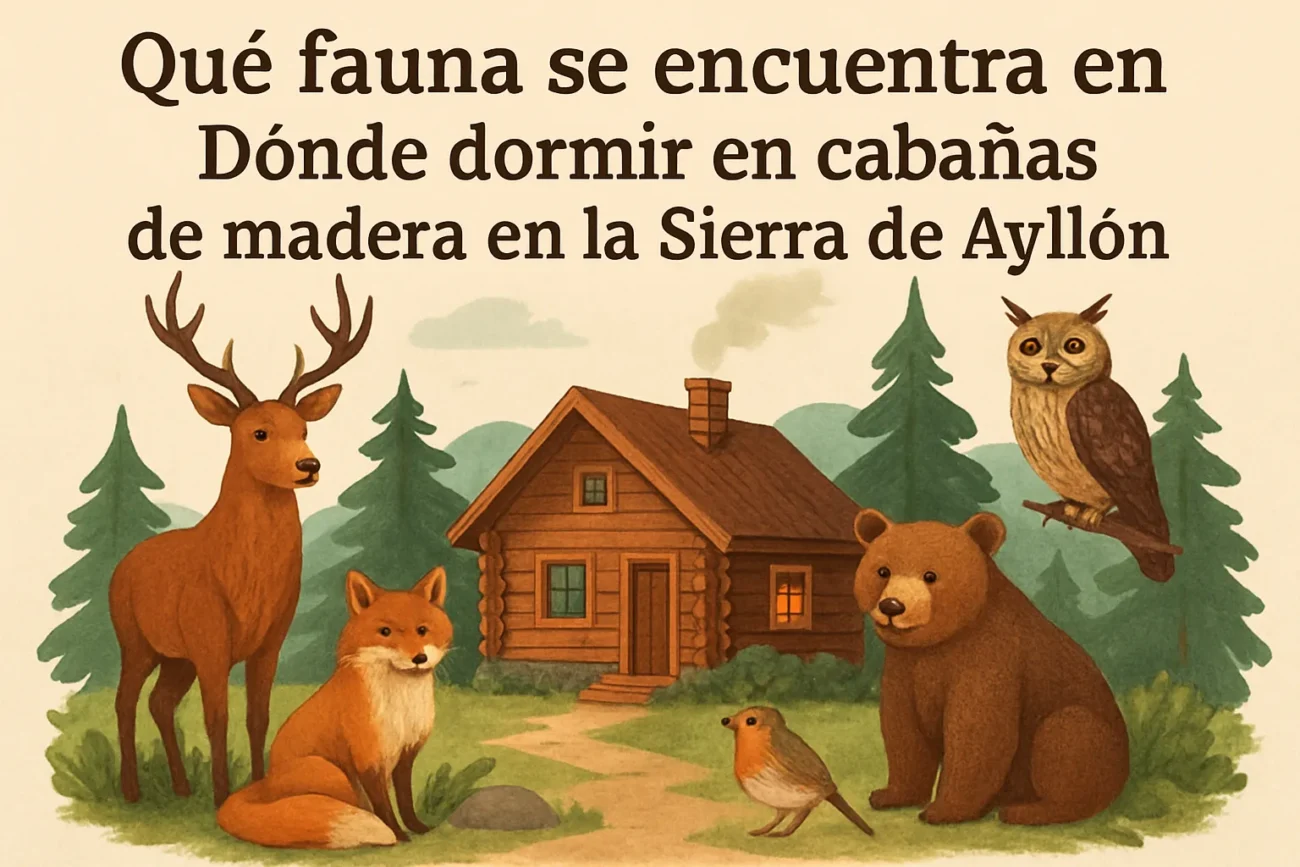 que-fauna-se-encuentra-en-Donde-dormir-en-cabanas-de-madera-en-la-Sierra-de-Ayllon - La Sierra Noticias qué fauna se encuentra en Dónde dormir en cabañas de madera en la Sierra de Ayllón