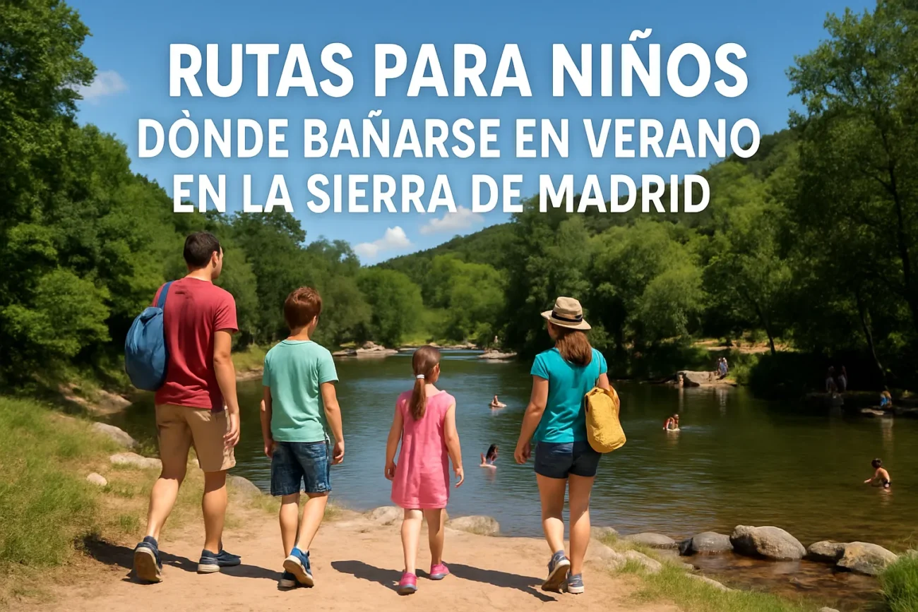 rutas para niños en Dónde bañarse en verano en la Sierra de Madrid
