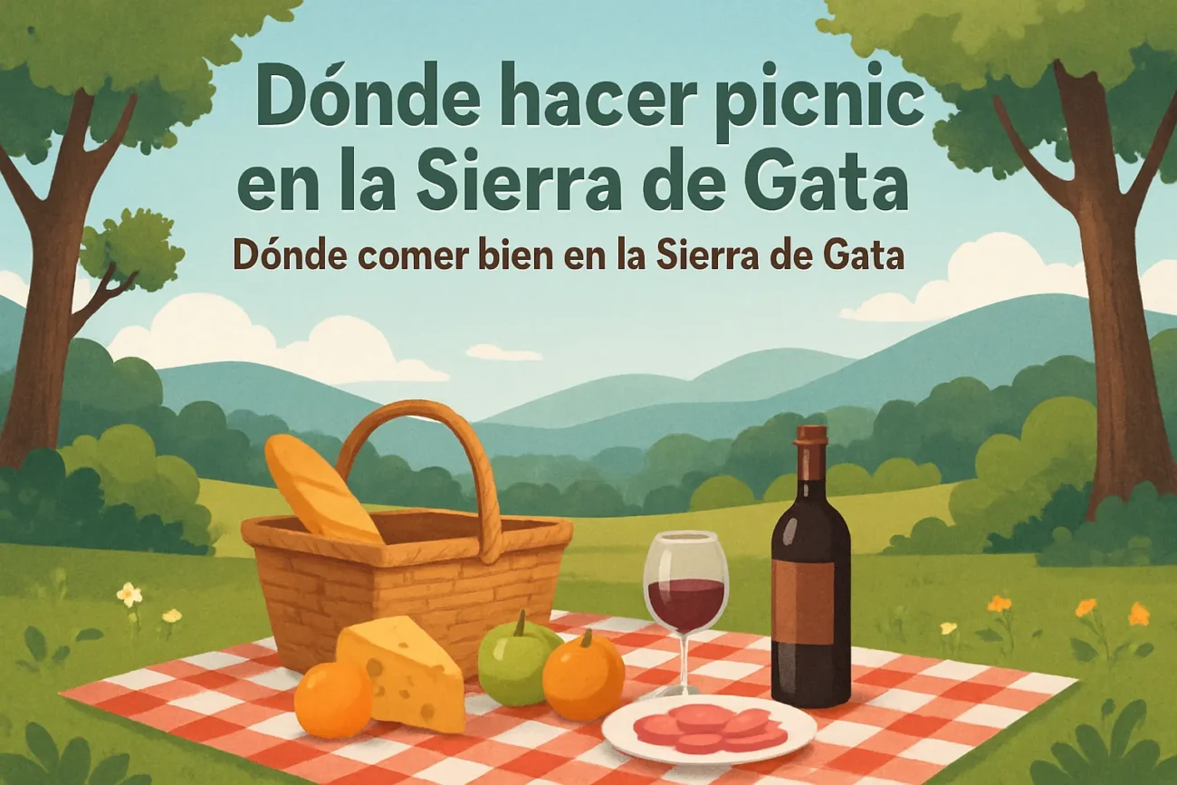 dónde hacer picnic en Dónde comer bien en la Sierra de Gata