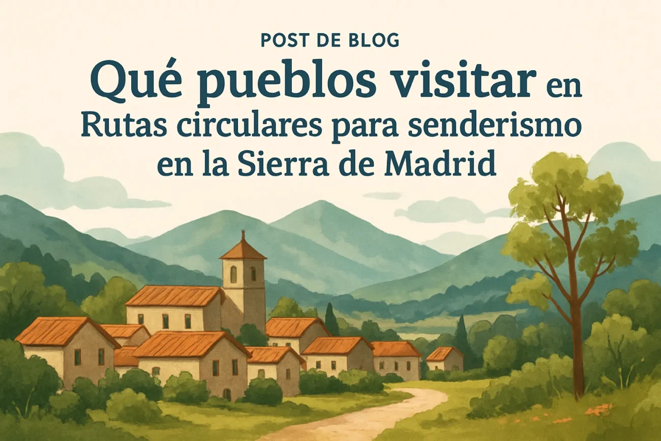 qué pueblos visitar en Rutas circulares para senderismo en la Sierra de Madrid