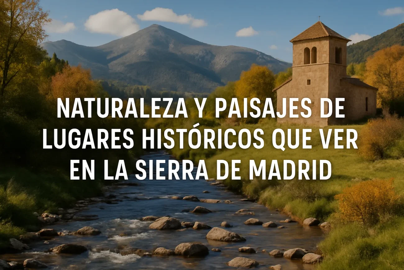 naturaleza y paisajes de Lugares históricos que ver en la Sierra de Madrid