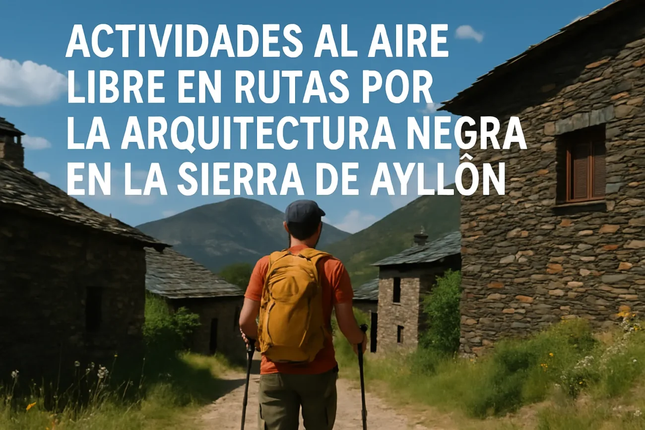 actividades-al-aire-libre-en-Rutas-por-la-arquitectura-negra-en-la-Sierra-de-Ayllon - La Sierra Noticias actividades al aire libre en Rutas por la arquitectura negra en la Sierra de Ayllón