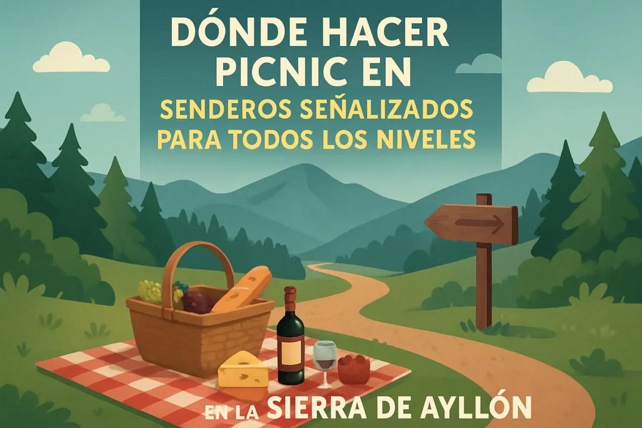 dónde hacer picnic en Senderos señalizados para todos los niveles en la Sierra de Ayllón