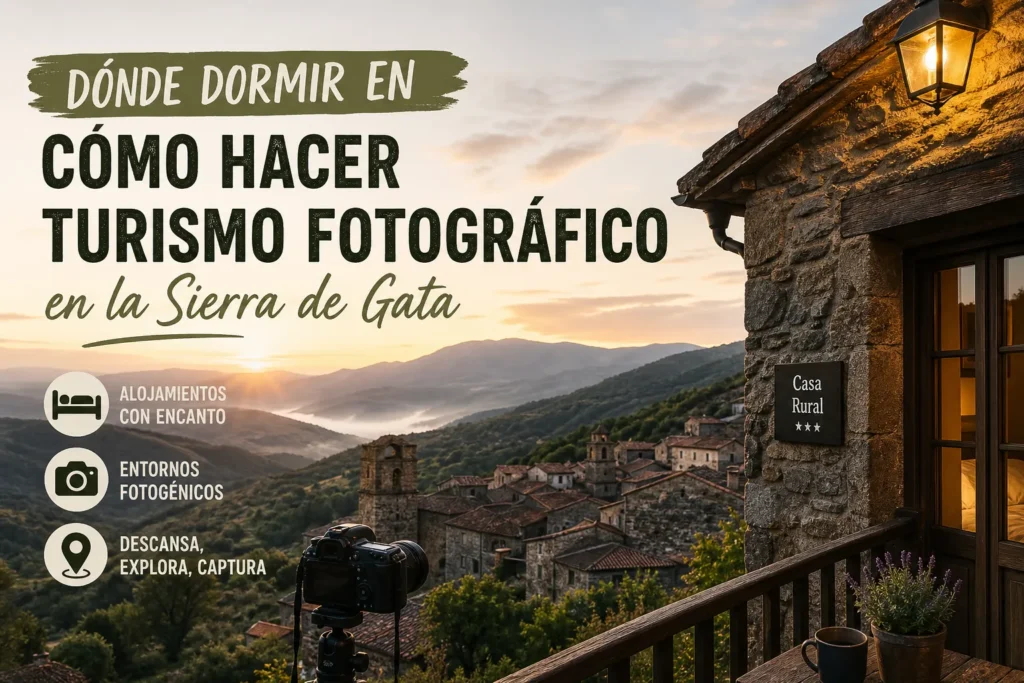 dónde dormir en Cómo hacer turismo fotográfico en la Sierra de Gata