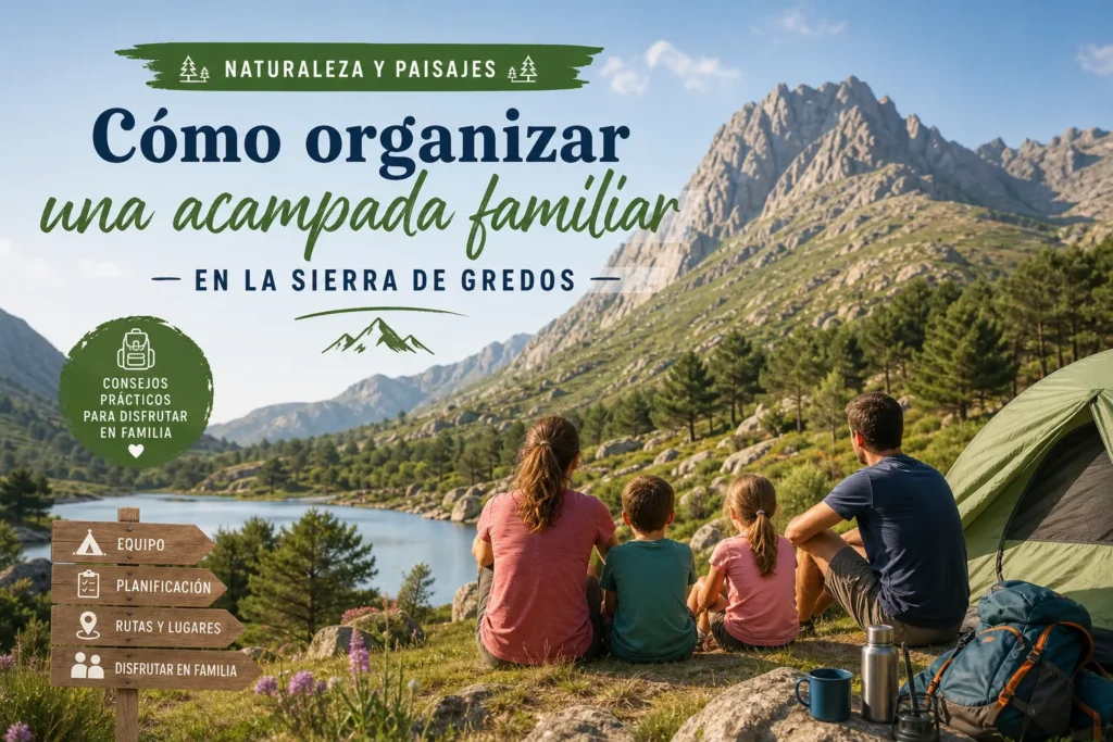 naturaleza y paisajes de Cómo organizar una acampada familiar en la Sierra de Gredos