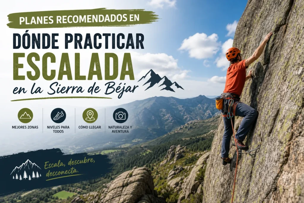 planes recomendados en Dónde practicar escalada en la Sierra de Béjar