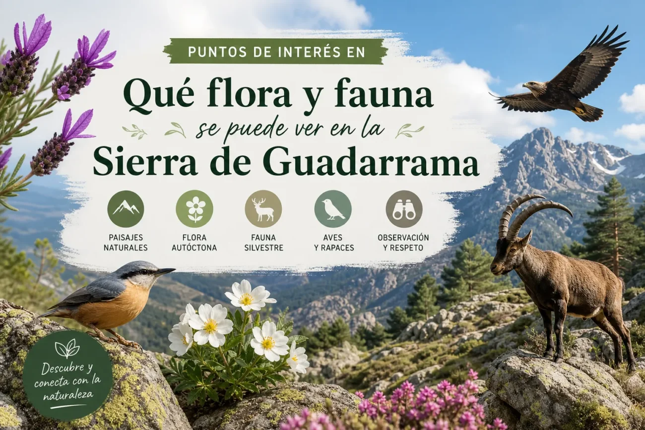 puntos-de-interes-en-Que-flora-y-fauna-se-puede-ver-en-la-Sierra-de-Guadarrama - La Sierra Noticias puntos de interés en Qué flora y fauna se puede ver en la Sierra de Guadarrama