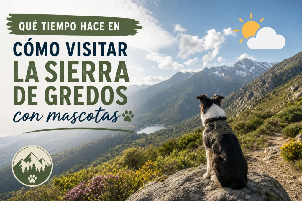 qué tiempo hace en Cómo visitar la Sierra de Gredos con mascotas