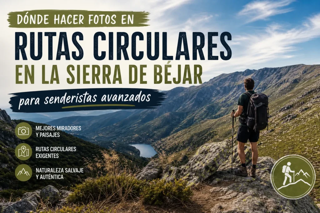 dónde hacer fotos en Rutas circulares en la Sierra de Béjar para senderistas avanzados