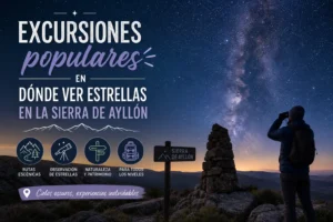 excursiones populares en Dónde ver estrellas en la Sierra de Ayllón