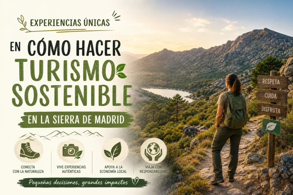 experiencias únicas en Cómo hacer turismo sostenible en la Sierra de Madrid