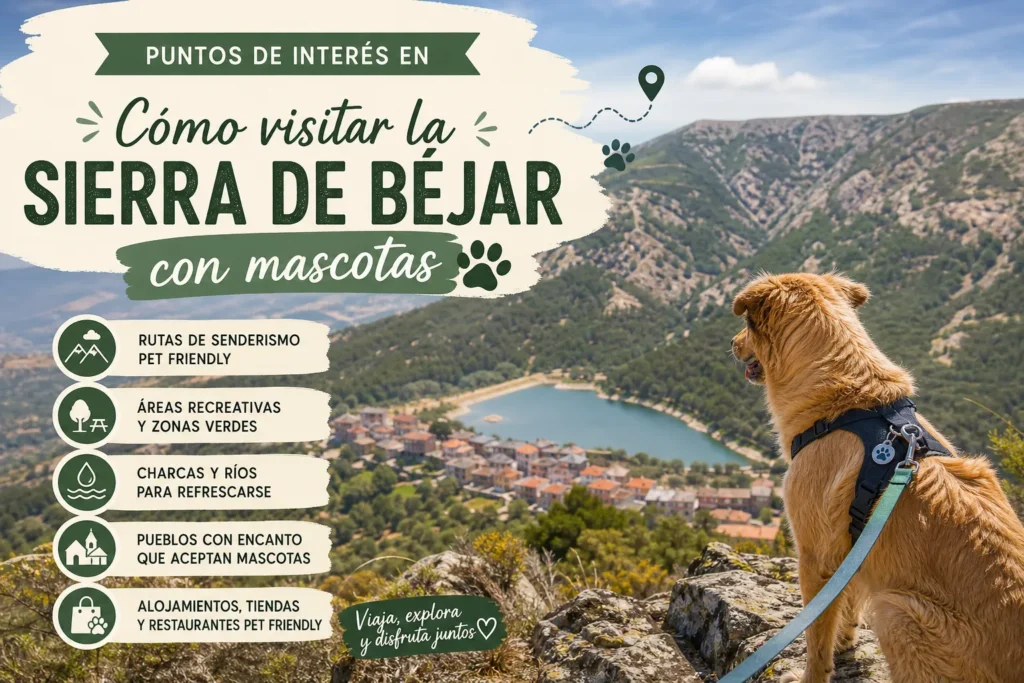 puntos de interés en Cómo visitar la Sierra de Béjar con mascotas