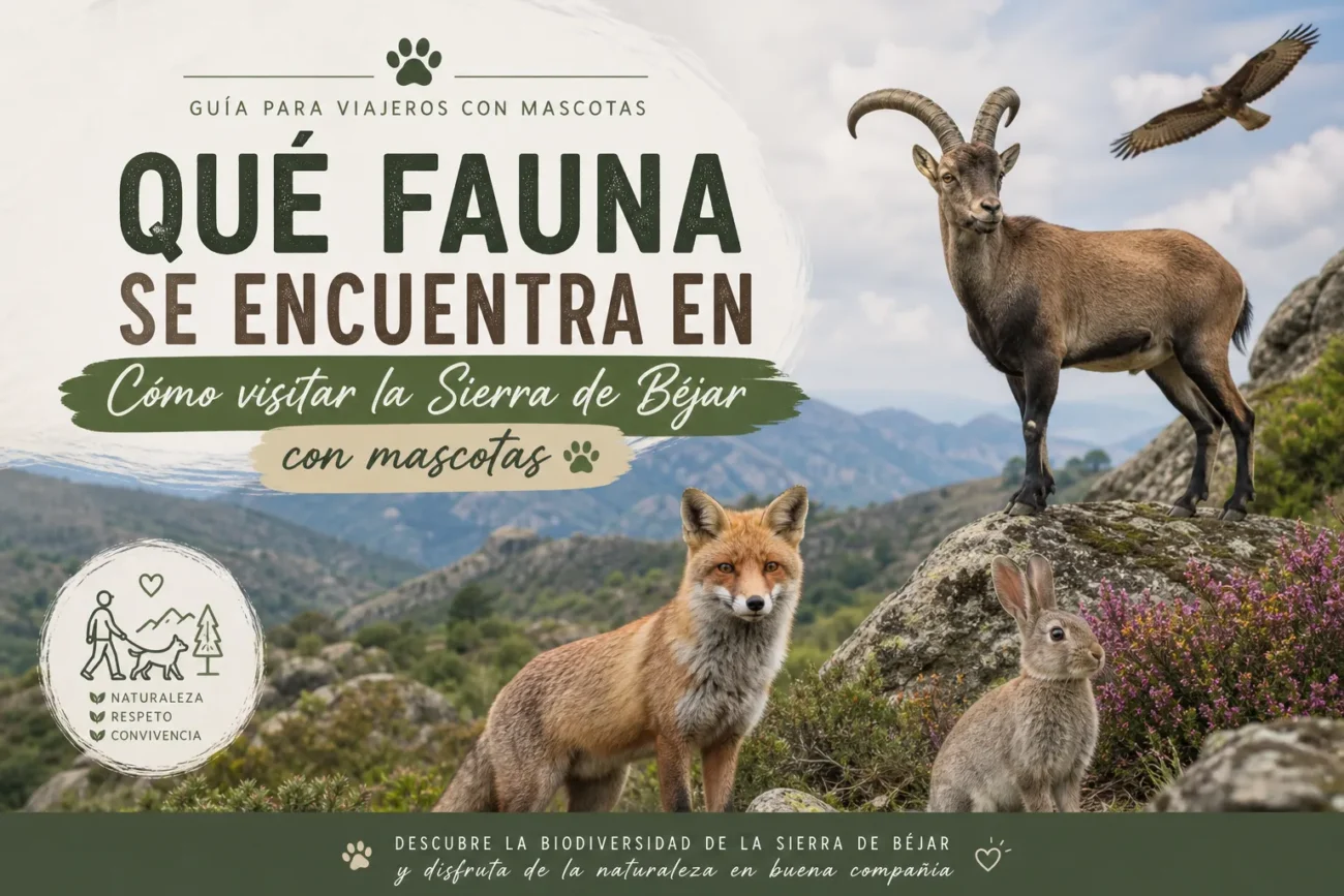qué fauna se encuentra en Cómo visitar la Sierra de Béjar con mascotas