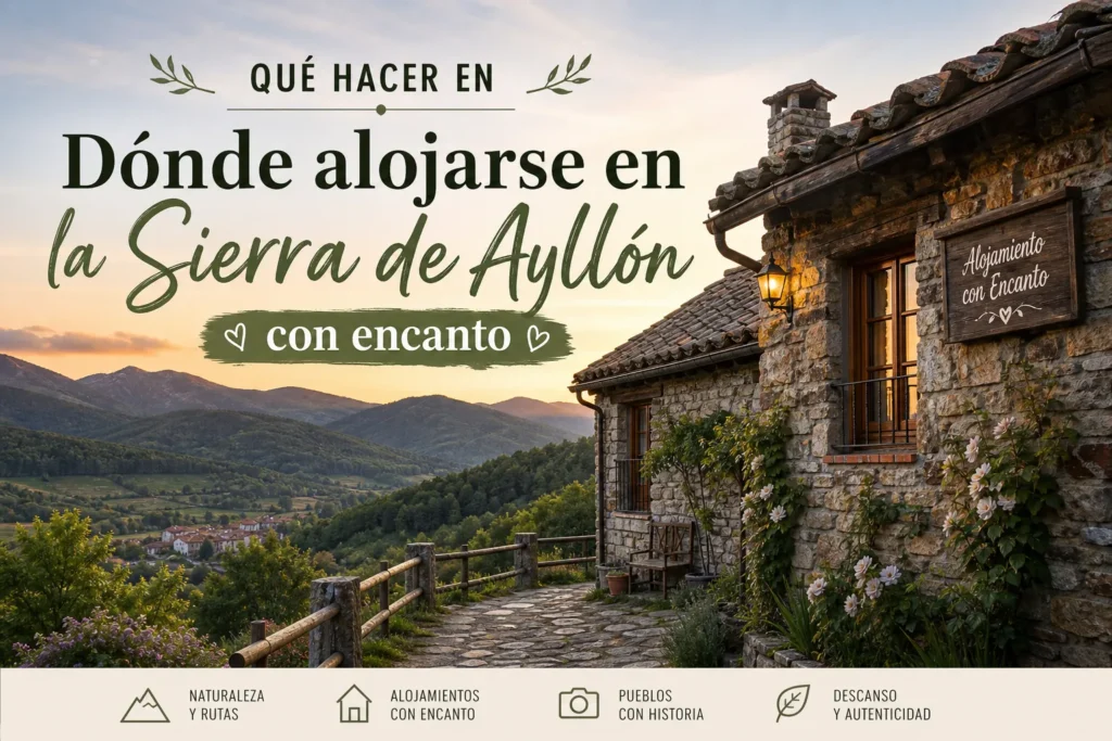 qué hacer en Dónde alojarse en la Sierra de Ayllón con encanto