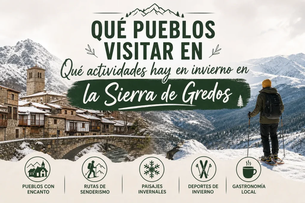 qué pueblos visitar en Qué actividades hay en invierno en la Sierra de Gredos
