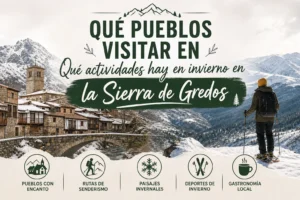 qué pueblos visitar en Qué actividades hay en invierno en la Sierra de Gredos