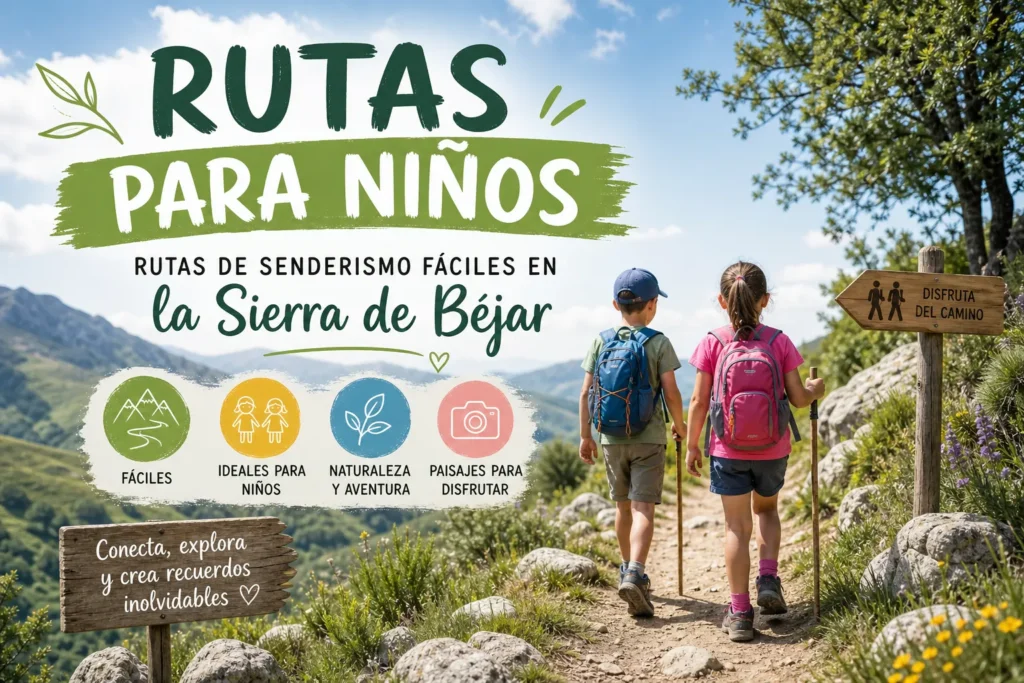 rutas para niños en Rutas de senderismo fáciles en la Sierra de Béjar