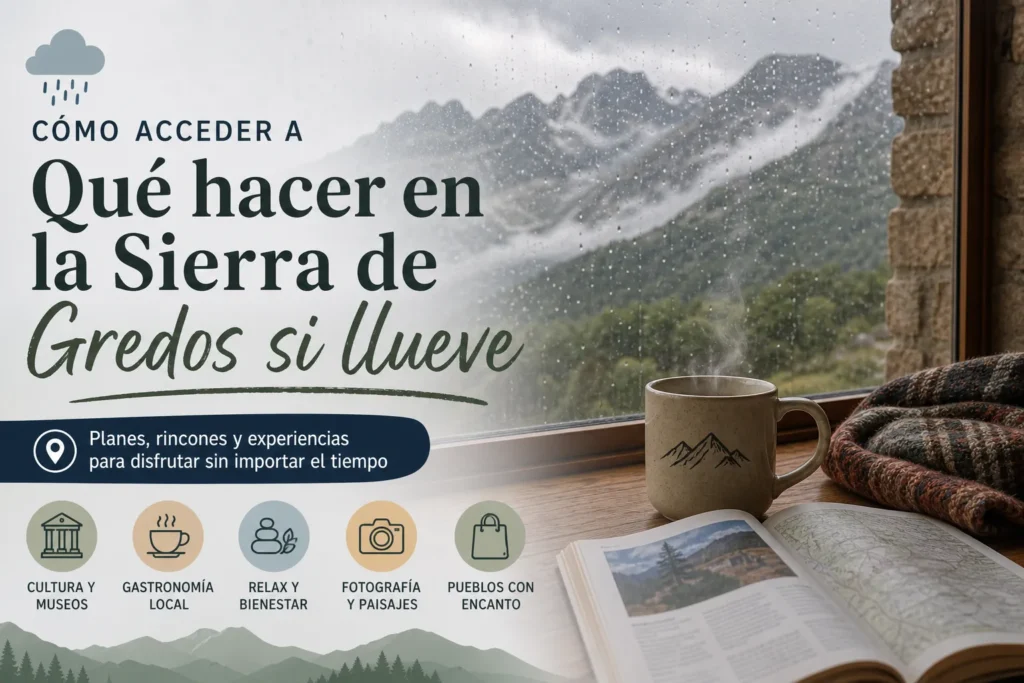 cómo acceder a Qué hacer en la Sierra de Gredos si llueve