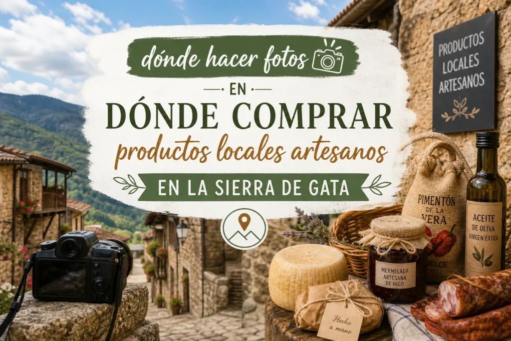 dónde hacer fotos en Dónde comprar productos locales artesanos en la Sierra de Gata