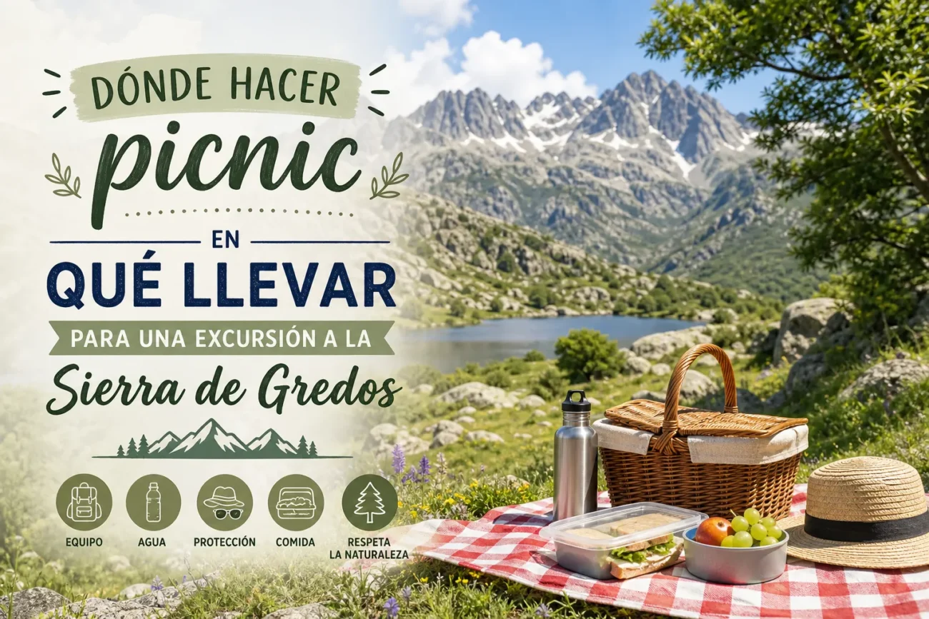 dónde hacer picnic en Qué llevar para una excursión a la Sierra de Gredos