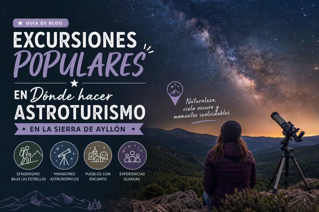 excursiones populares en Dónde hacer astroturismo en la Sierra de Ayllón