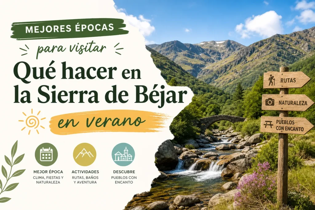 mejores épocas para visitar Qué hacer en la Sierra de Béjar en verano