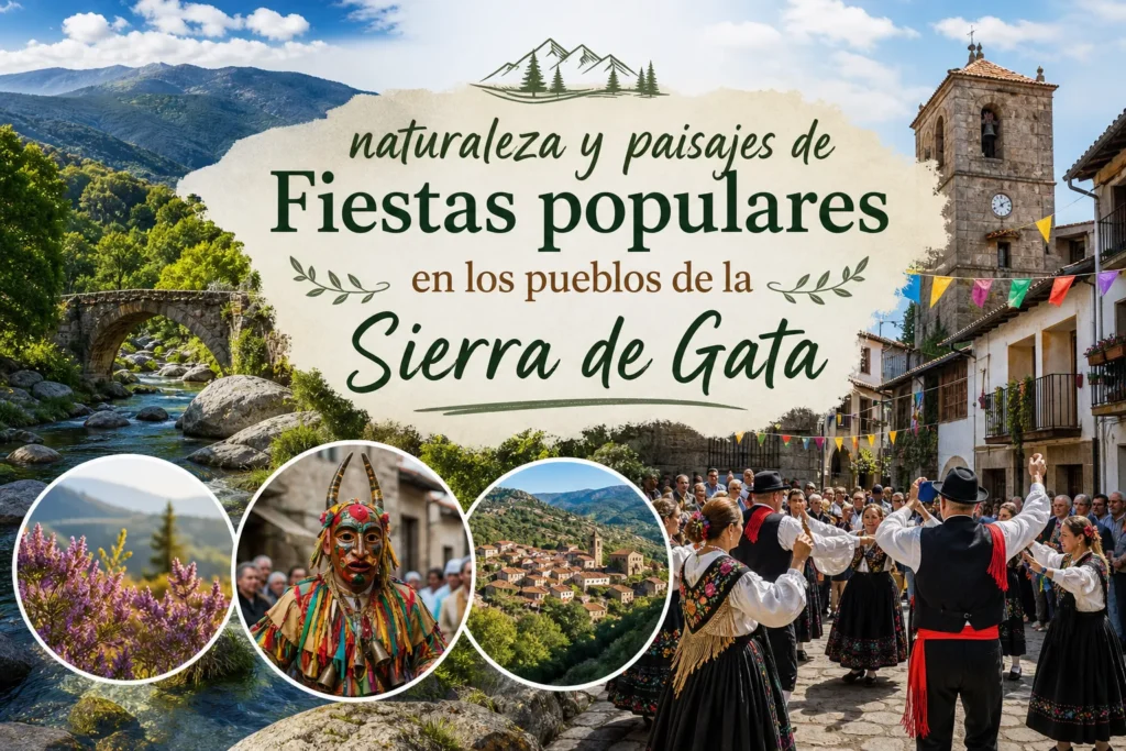 naturaleza y paisajes de Fiestas populares en los pueblos de la Sierra de Gata