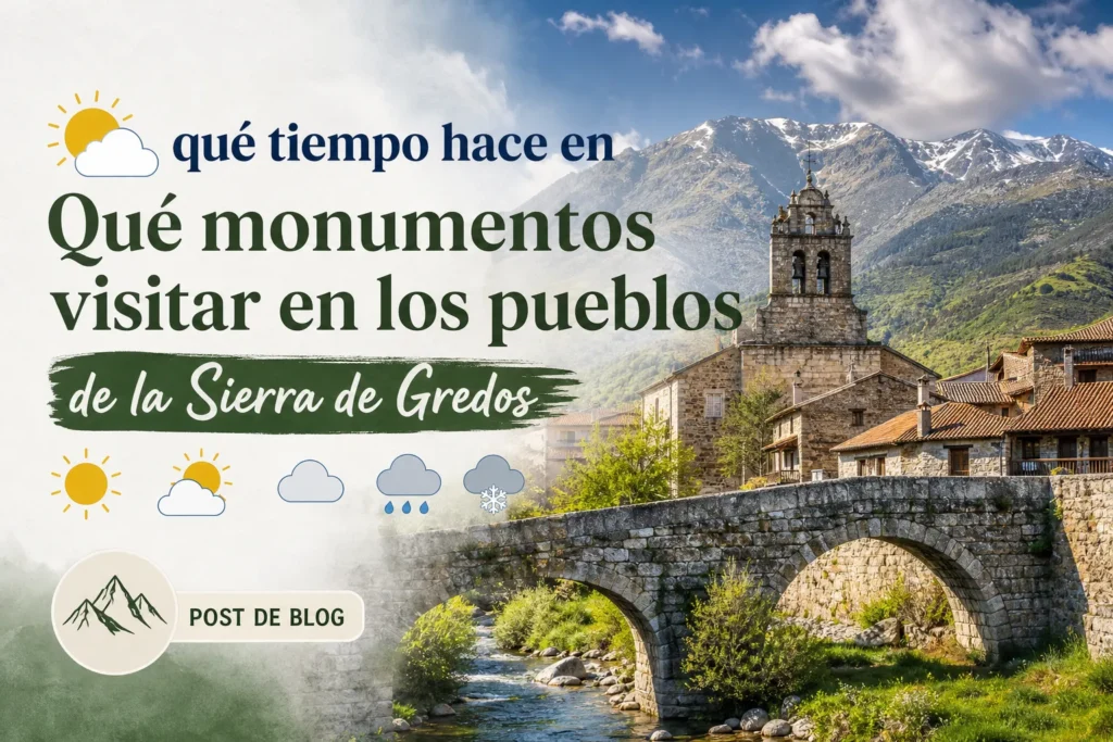 qué tiempo hace en Qué monumentos visitar en los pueblos de la Sierra de Gredos