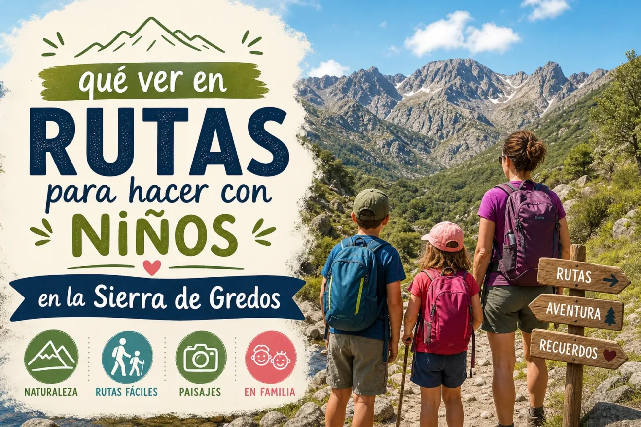 qué ver en Rutas para hacer con niños en la Sierra de Gredos